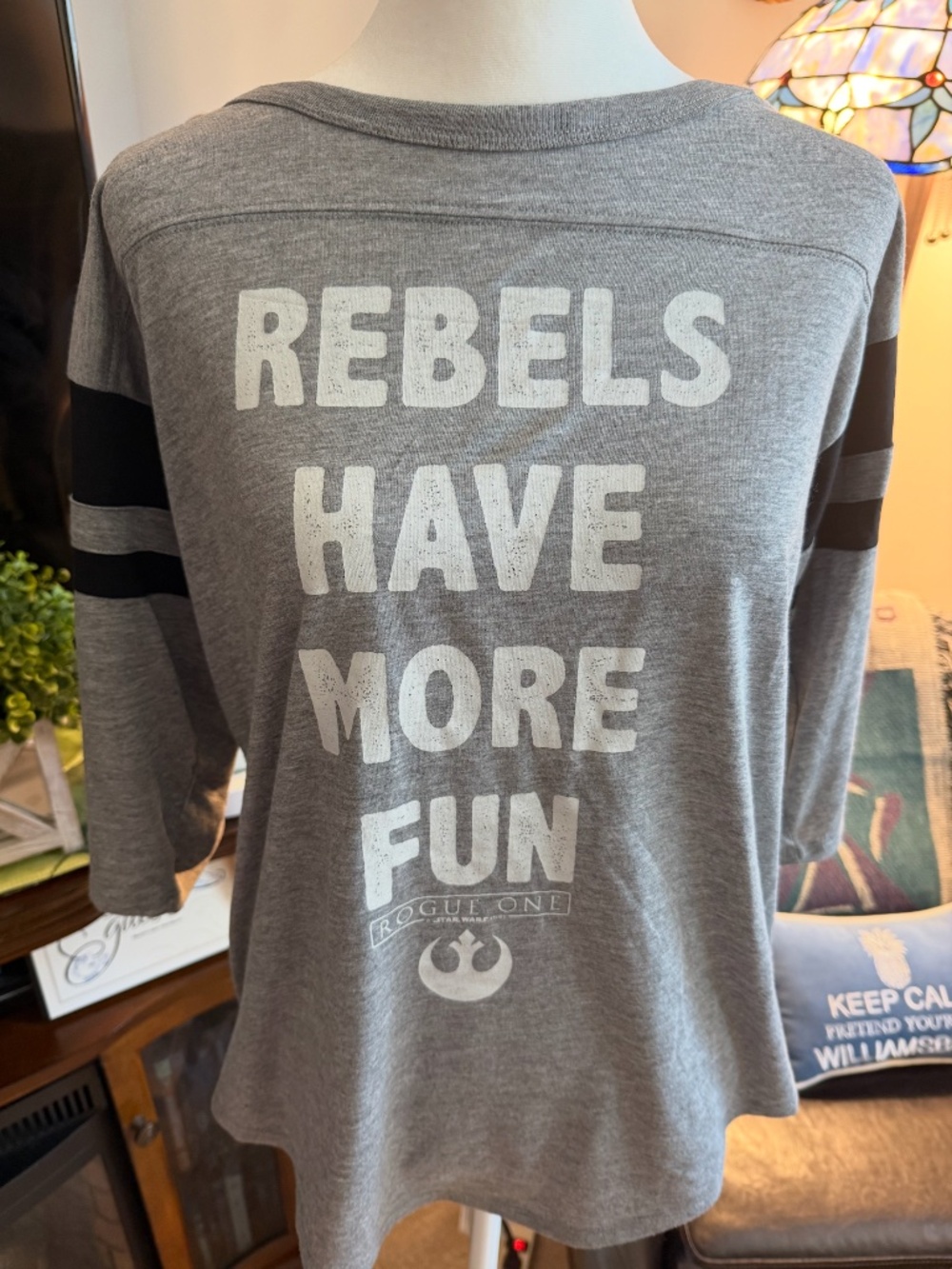 Star Wars Rebels Have More Fun 3/4 Sleeve Women's & Junior's - Size L- NWT